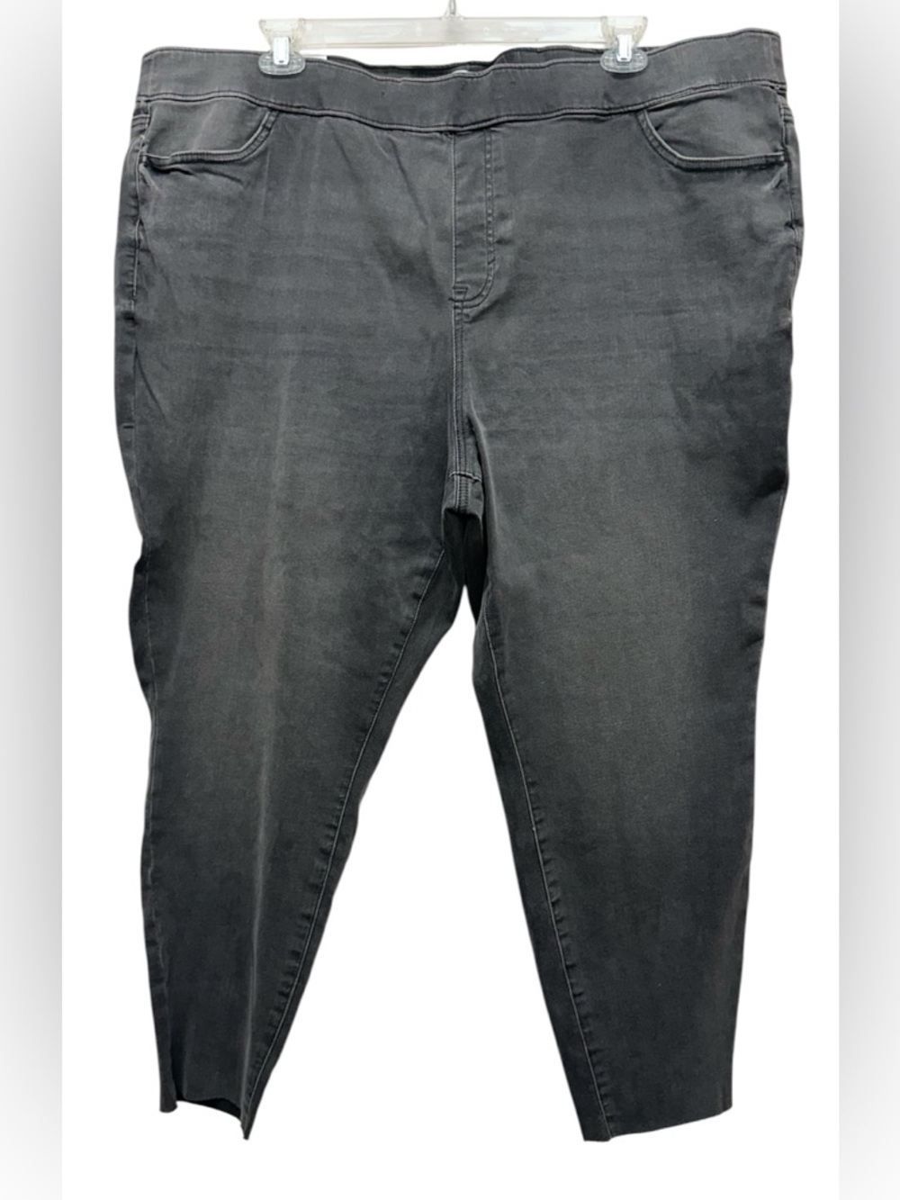 Sonoma Women’s NEW Pull On Faded Black Stretch Skinny Jeans Sz 26 W Leggings